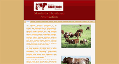 Desktop Screenshot of manitobashorthorns.com